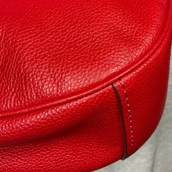 NWT - Coach Jasper Red Leather Shoulder Bag - 35593 - Picture 11 of 16